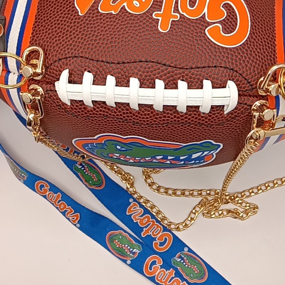 NWT LIMITED EDITION HANDMADE NCAA FLORIDA GATORS π Football Bag π - Picture 17 of 17